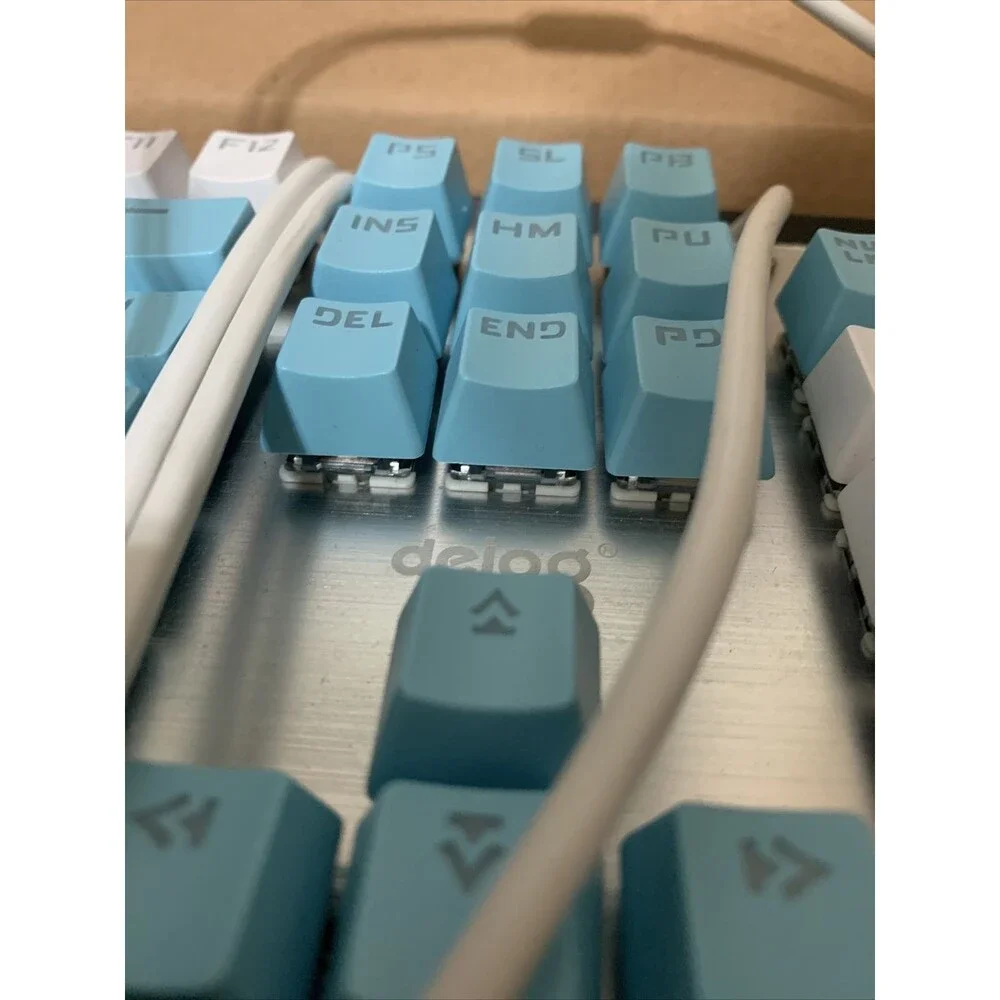 Deiog DY-101 Professional Competitive Mechanical Keyboard Used Minimal Teal